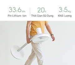 Quạt Tích Điện Thông Minh Xiaomi SmartMi Fan 2S Kèm Remote Điều Khiển (ZLBPLDS03ZM)