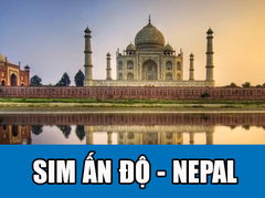 Sim và eSIM du lịch Ấn Độ/ Nepal 10 ngày không giới hạn dung lượng - Nhận Tại Việt Nam