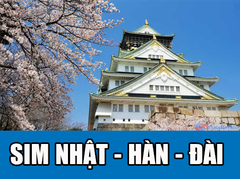 Sim và eSIM du lịch Nhật Bản/ Hàn Quốc/ Đài Loan - Nhận Tại Việt Nam