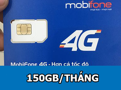 Sim 4G Mobifone khuyến mãi 150GB/tháng