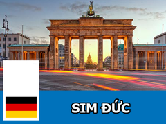Sim và eSIM 3G/4G du lịch Đức  - Nhận Tại Việt Nam