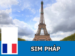 Sim và eSIM 3G/4G du lịch Pháp - Nhận Tại Việt Nam