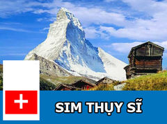 Sim và eSIM 3G/4G du lịch Thụy Sỹ  - Nhận Tại Việt Nam