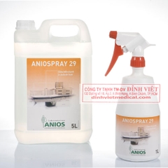 Dung dịch phun khử trùng nhanh các bề mặt và thiết bị - Anios Spray 29 1L&5L