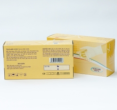 Găng tay y tế Vglove không bột phủ Polymer 2 mặt - Latex Glove Powder Free