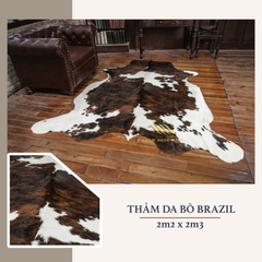 THẢM DA BÒ BRAZIL 025