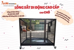 LỒNG SẮT DI ĐỘNG CAO CẤP CHO CHÓ