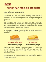 THỨC ĂN TƯƠI - THỊT XAY (RAW FOOD) THE BOSS CHO CHÓ MÈO