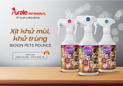 XỊT KHỬ MÙI, KHỬ TRÙNG BIOION PET POUNCE