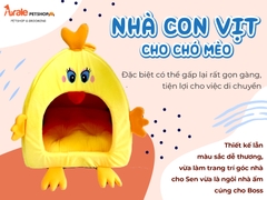 NHÀ CON VỊT CHO CHÓ MÈO