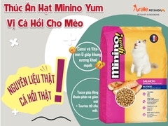 THỨC ĂN HẠT MININO YUM CHO MÈO - VỊ CÁ HỒI