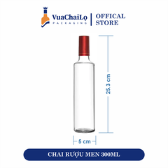 Chai Rượu Men Nắp Bi 300ML