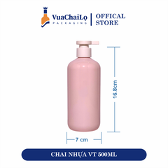 Chai Nhựa Vai Tròn 500ML