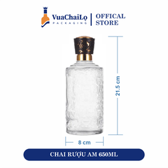Chai Đựng Rượu AM 650ML