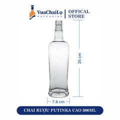 Chai Rượu Putinka 500ML