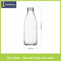 Chai Thủy Tinh Thực Phẩm 180ml