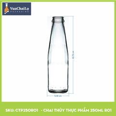 Chai Thủy Tinh Thực Phẩm 250ml R01