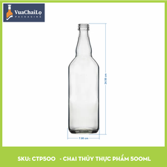 Chai Thủy Tinh Thực Phẩm 500ml