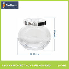 Hũ Thủy Tinh Nghiêng 380ml