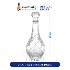 Chai Thủy Tinh JY 900ml