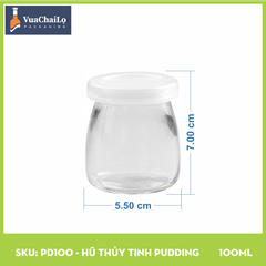 Hũ Thủy Tinh Pudding 100ml