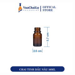 Chai Tinh Dầu Nâu 10ml