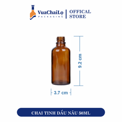 Chai Tinh Dầu Nâu 50ml
