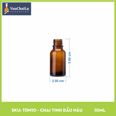 Chai Tinh Dầu Nâu 10ml