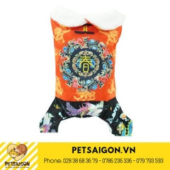 Áo Cho Chó Mèo Liền Quần Long Phụng