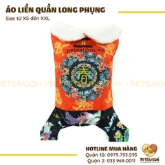 Áo Cho Chó Mèo Liền Quần Long Phụng