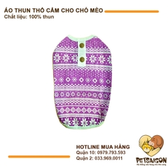 Áo Cho Chó Mèo Họa Tiết Thổ Cẩm