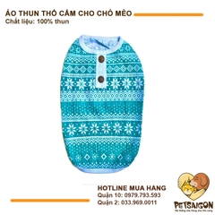 Áo Cho Chó Mèo Họa Tiết Thổ Cẩm