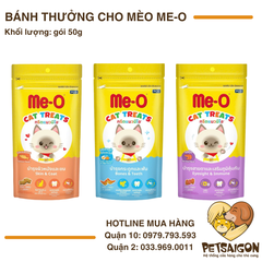 Bánh Thưởng Cho Mèo Me-O 50g