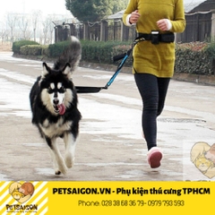 Dây Dắt Cho Chó Kèm Đai Lưng Cho Chủ