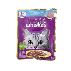 Pate Cho Mèo Whiskas Dạng Gói 80G