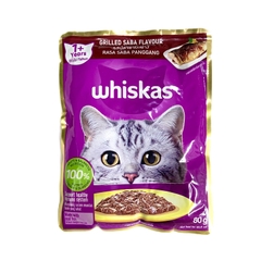 Pate Cho Mèo Whiskas Dạng Gói 80G