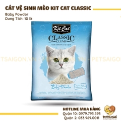 Cát Vệ Sinh Cho Mèo KitCat Clumping Vón Cục Gói 10L