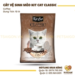 Cát Vệ Sinh Cho Mèo KitCat Clumping Vón Cục Gói 10L