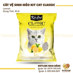 Cát Vệ Sinh Cho Mèo KitCat Clumping Vón Cục Gói 10L