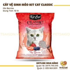 Cát Vệ Sinh Cho Mèo KitCat Clumping Vón Cục Gói 10L