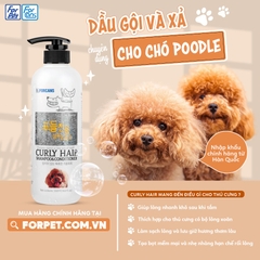 Dầu Gội & Xả Cho Chó Lông Xoăn Forcans Curly Hair 550ml