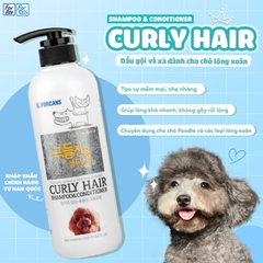 Dầu Gội & Xả Cho Chó Lông Xoăn Forcans Curly Hair 550ml