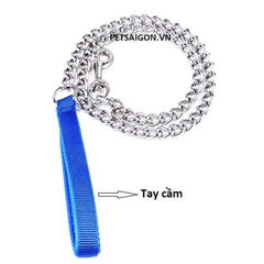 Dây Dắt Cho Chó Mèo Bằng Xích Có Tay Cầm