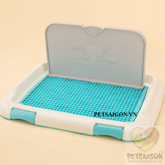 Khay Vệ Sinh Cho Chó Có Tường Chắn