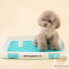 Khay Vệ Sinh Cho Chó Có Tường Chắn