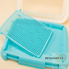 Khay Vệ Sinh Cho Chó Có Tường Chắn