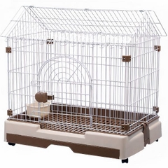 Lồng Cho Chó Mèo Đế Nhựa Cao Cấp Có Mái Nhà