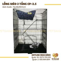 Lồng Mèo Di Động Có Tầng Mã CP-2.5