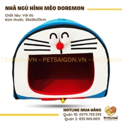 Nhà Nệm Cho Chó Mèo Hình Mèo Doremon