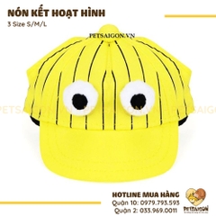 Nón Cho Chó Mèo Họa Tiết Hoạt Hình